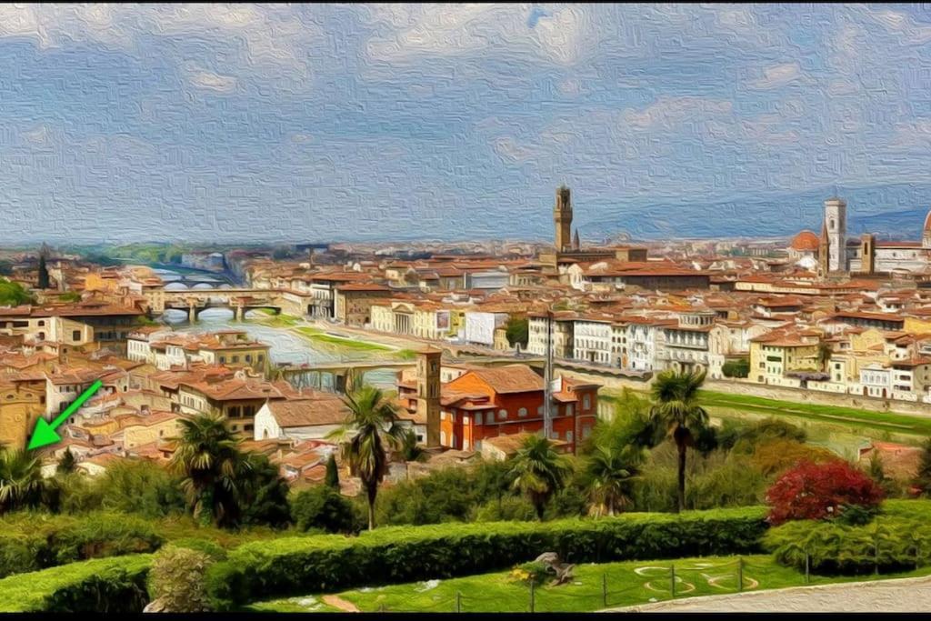 Monica Appartamento Con Giardino Al Ponte Vecchio フィレンツェ エクステリア 写真